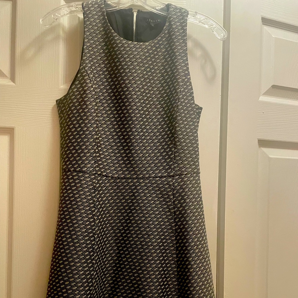 Theory size 2 workdress grey knee length